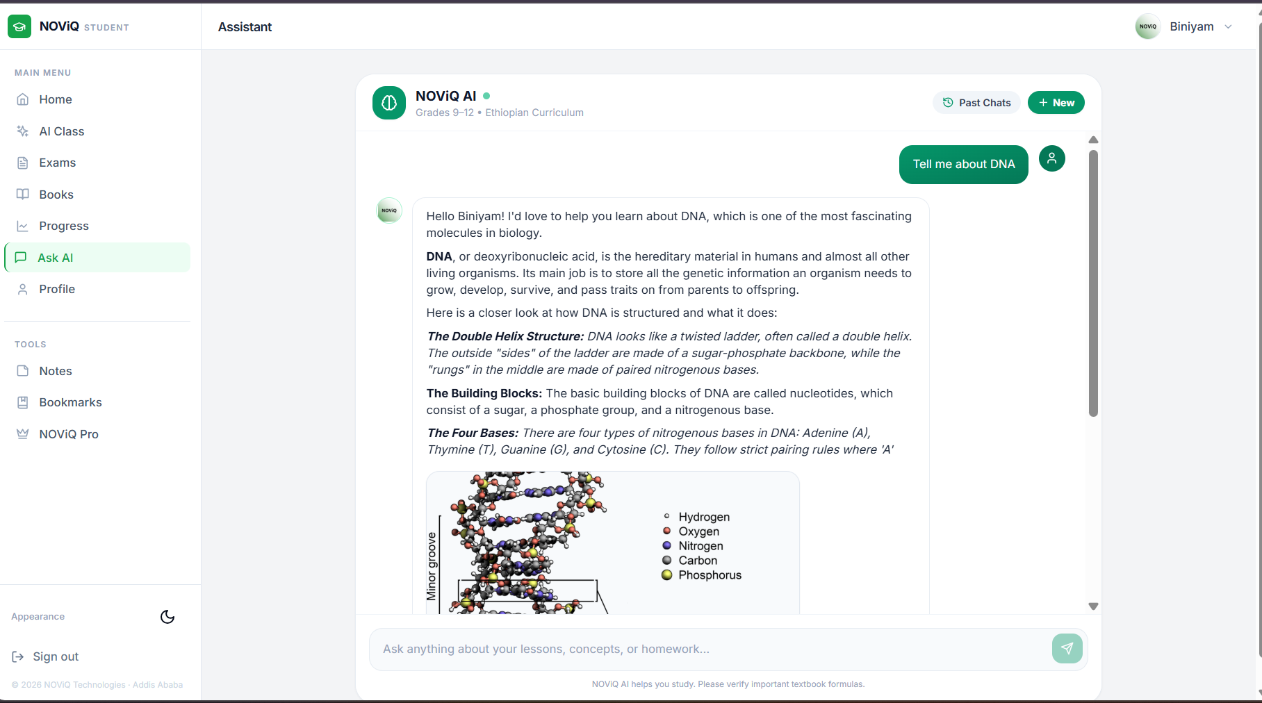 AI Study Companion Desktop Preview